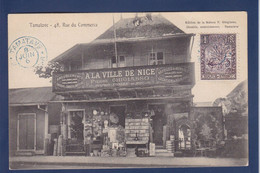 CPA Madagascar Afrique Commerce Shop Front La Ville De Nice Circulé Deltiology - Madagascar