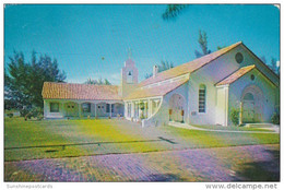 Florida Clearwater Beach Little White Church By The Sea 1956 - Clearwater