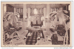 New York Rochester Palm Lounge Interior Seneca Hotel - Rochester