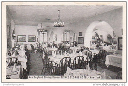 New York City New England Dining Room Prince George Hotel 1938 - Cafés, Hôtels & Restaurants