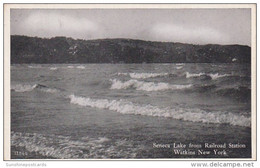 New York Watkins Seneca Lake From Railroad Station - Adirondack