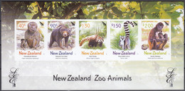 NEW ZEALAND 2004 Zoo Animals, Limited Edition IMPERFORATE M/S MNH - Unclassified