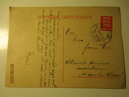 ESTONIA 1933 RAKVERE TO TARTU UNIVERSITY  Postcard  ,0 - Estonia