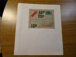 France Colonies Françaises Gabon Lettre 1943 Affranchie Avec Timbres AEF Afrique Equatoriale Française Et Gabon N° 143 - Briefe U. Dokumente