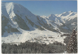 Wintersportplatz Berwang 1336 M/ Tirol Mit Hönig 2039 M, Knittelkarspitze Und Steinkarspitze - (Österreich / Austria) - Berwang