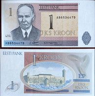 Estonia 1 Krooni 1992 Unc - Estonie