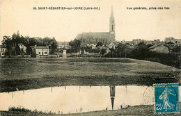 St Sébastien Sur Loire * Vue Générale Du Village , Prise Des îles - Saint-Sébastien-sur-Loire