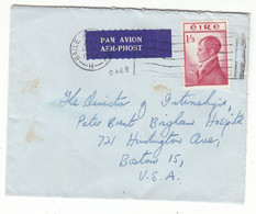 Irlande - Lettre De 1954 - Oblit Baile Atha Cliath - Valeur 20 Euros - Briefe U. Dokumente