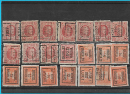 PRE Du N° COB 11 X 192 Et 10 X 111. - Typo Precancels 1922-26 (Albert I)