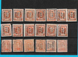 PRE Du N° COB 19 X 190. - Typos 1922-26 (Albert I)