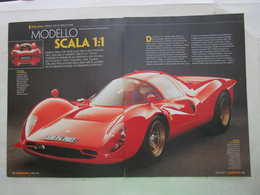 # ARTICOLO / CLIPPING FERRARI 330 P4 REPLICA DEL 1998 - Prime Edizioni