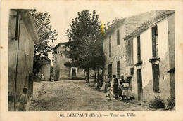 Lempaut * Rue Et Tour De Ville * Villageois - Andere & Zonder Classificatie