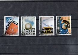MONACO   2008  Y.T. N° 2610  à  2613  Complet  Oblitéré - Used Stamps
