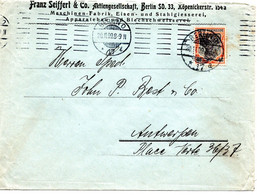 57554 - Deutsches Reich - 1909 - 30Pfg. Germania EF A Bf BERLIN -> ANTWERPEN (Belgien) - Lettres & Documents