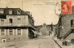 Pont D'ouilly * L'Hôtel De La Poste Et La Rue ... - Pont D'Ouilly