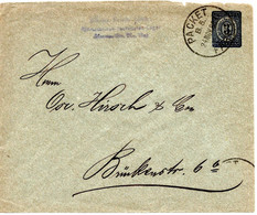 57557 - Deutsches Reich / Privatpost / Berlin - 1888 - 3Pfg GAUmschlag PACKET FAHRT -> Berlin - Private & Local Mails