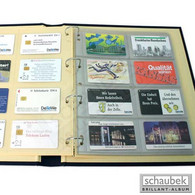 Schaubek EBTK Uniflex-sheets - Phonecards, Clear,63 Mm X 97 Mm Pack Of 5 Sheets - Other & Unclassified