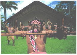 Traditionally Tattooed Maori Warriors - Oceania