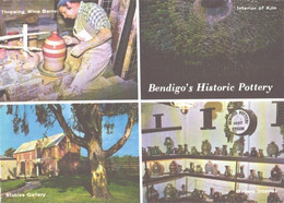 Australia:Bendigo Pottery. Master Potter Throwing Wine Barrels - Oceanië