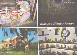 Australia:Bendigo Pottery. Master Potter Throwing Wine Barrels - Océanie