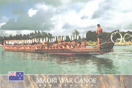 New Zealand:Maori War Canoe - Oceania