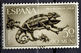 E+ Rio Muni 1964 Mi 46 Mnh Chamäleon TK - Rio Muni