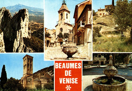 N°91341 -cpsm Beaumes De Venise -multivues- - Beaumes De Venise