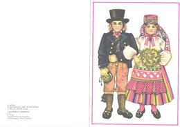 Estonia:V.Noor, Man And Lady In National Costumes, 1987 - Europe