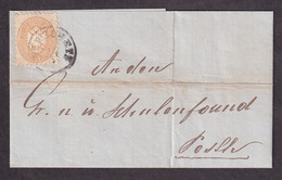 AUSTRIA - Letter Sent To Pesch. Nice Stamp And Arrival Cancel On The Back. Letter Without Content - 3 Scans - Covers & Documents