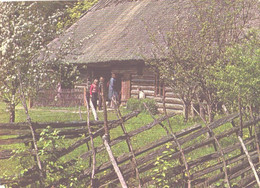 Estonia:West-Estonian Cottage-cum-threshing-barn, 1984 - Europe