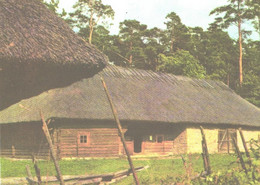 Estonia:A North-Estonian Cottage-cum-threshing-barn, 1977 - Europe