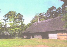 Estonia:A North-Estonian Cottage-cum-threshing-barn, 1977 - Europe