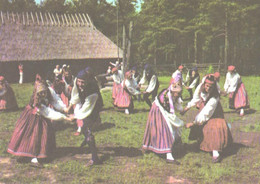 Estonia:The Folk-art Ensemble Leigarid, National Costumes, 1977 - Europe