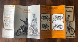 Mobylette MOTOCONFORT * Brochure Publicitaire Ancienne Illustrée * Mobylette Motoconfort * Transport Moto Scooter - Motos