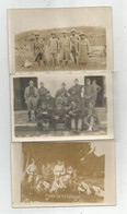 13 - Camp De Carpiagne Lot 3 Cartes Photos Militaria , Carte Photo Non écrite - Other & Unclassified