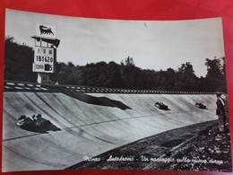 CPSM-PHOTO ITALIE MONZA AUTODROMO PASSAGGIO SULLA NUOVA CURVA ANIMEE GD FORMAT S.I.A.S PHOTO ×× PARFAITE  ×× - Monza