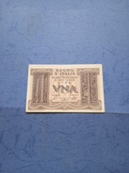 ITALIA-P26 1L 14/11/1939 QUNC - Italia – 1 Lira