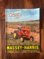 Tracteur Pony MASSEY HARRIS 1954  * Brochure Publicitaire Ancienne Illustrée * Massey Harris Tractor Agriculture - Tractores