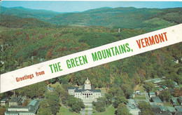 Cpsm Montpelier, Vermont, The Green Mountains - Montpelier