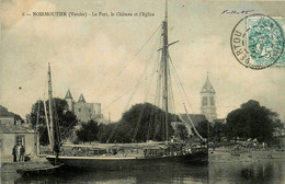 Noirmoutier * Le Port * Le Château Et L'église * Bateau Pêche - Noirmoutier