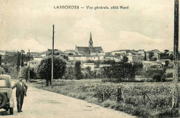 Lasbordes * Vue Général Du Village , Côté Nord * Route Auto - Autres & Non Classés