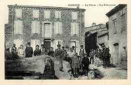 Gardie * Le Peche , Place Et La Fontaine Du Village - Autres & Non Classés