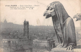 ►PARIS◄75►±1920◄CPA►NOTRE-DAME◄CHIMÈRE►PANAORAMA VERS LA TOUR SAINT-JACQUES ◄►ÉDIT. C.M. N°1743◄ - Notre Dame Von Paris