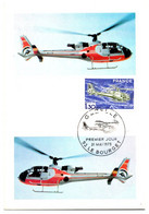 Thème Hélicoptères - France - Carte Maximum - Hubschrauber