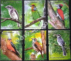 Sri Lanka - 2021 - Endemic Birds  - 6 Miniature Sheet And 1 Complete Set Of Stamps - MNH. ( CP-255) - Sri Lanka (Ceylon) (1948-...)