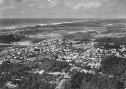 40-VIEUX-BOUCAU-VUE AERIENNE , LE BOURG AU FOND L'OCEAN - Vieux Boucau