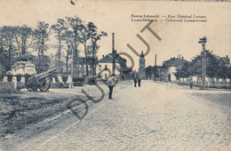 Postkaart/Carte Postale - LEOPOLDSBURG - Rue Général Leman - Kanon (C1960) - Leopoldsburg