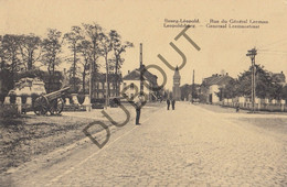 Postkaart/Carte Postale - LEOPOLDSBURG - Rue Général Leman - Kanon (C1949) - Leopoldsburg