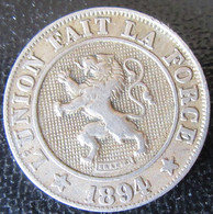 Belgique - Monnaie 10 Centimes Leopold II 1894 - 10 Cent