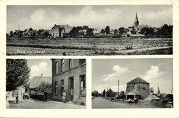 KESSEL, Goch, Panorama, Straßenszene (1956) AK - Goch